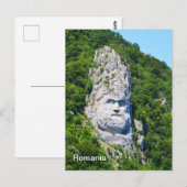 Rock sculptuur in Roemenië Briefkaart (Voorkant / Achterkant)