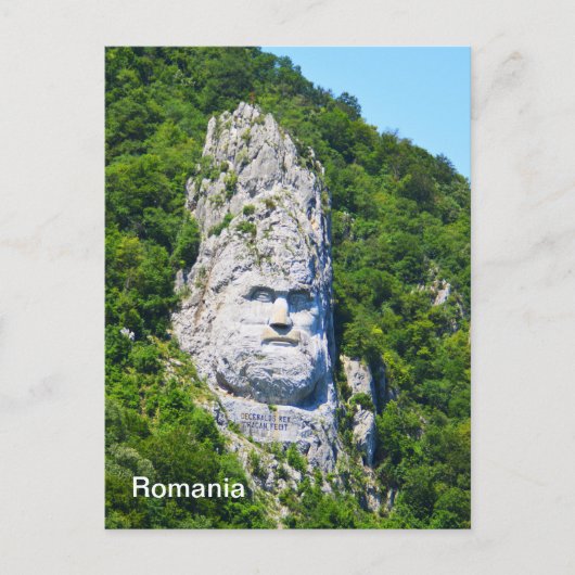 Rock sculptuur in Roemenië Briefkaart (Voorkant)