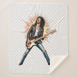 Rock sherpa blanket deken