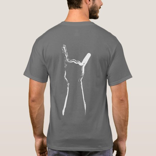 Rock Sign Arm T-shirt (Achterkant)
