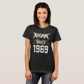 Rock sinds 1969 53rd Birthday 53 jaar oud. T-shirt (Voorkant volledig)