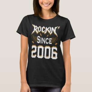 Rock sinds 2006 16th Birthday 16 Years Old Bday T-shirt