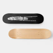 Rock Skeleton Hand Persoonlijk Skateboard (Horizontaal)