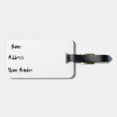 Rock Skull Bagagelabel (Achterkant horizontaal)