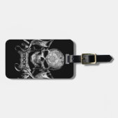 Rock Skull Bagagelabel (Voorkant horizontaal)