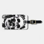 Rock Skull Bagagelabel (Voorkant horizontaal)