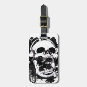 Rock Skull Bagagelabel (Voorkant verticaal)