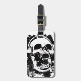 Rock Skull Bagagelabel