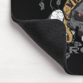  Rock Skull en Electric Guitars Muismat (Hoek)