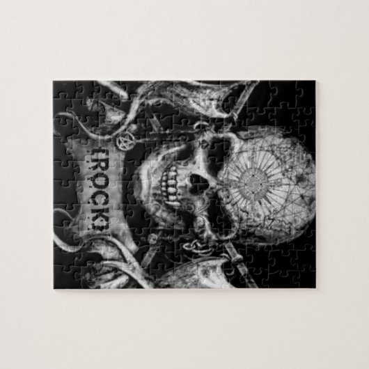 Rock Skull Legpuzzel (Horizontaal)