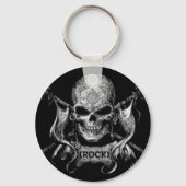 Rock Skull Sleutelhanger (Voorkant)