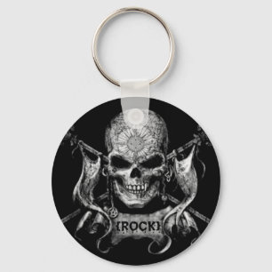 Rock Skull Sleutelhanger