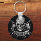Rock Skull Sleutelhanger (Voorkant)