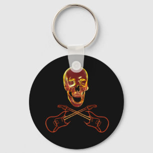 Rock Skull Sleutelhanger