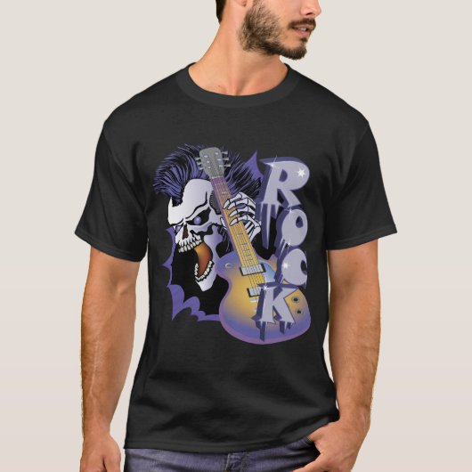 Rock Skull T-shirt (Voorkant)