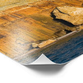 Rock Slabs, Pictured Rocks National Lakeshore, MI Foto Afdruk (Hoek)