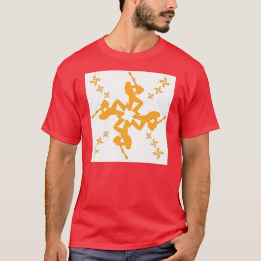Rock Snowflake 1 T-shirt (Voorkant)