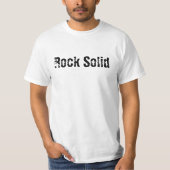 Rock Solid Custom T Shirt (Voorkant)