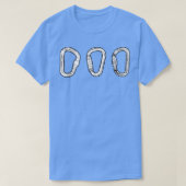 Rock Sport Beknopt Karabiner belay T T-shirt (Design voorkant)