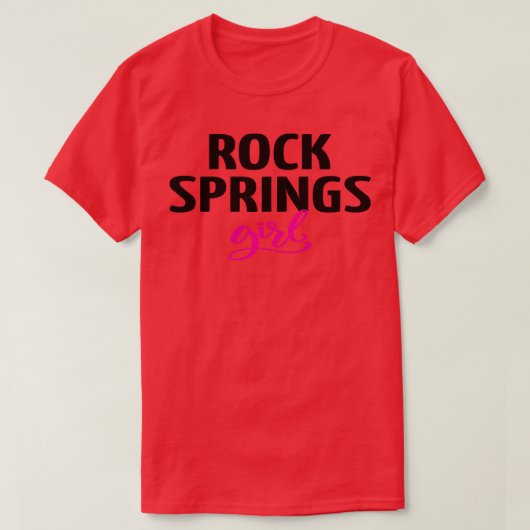 Rock Springs Meisje 1 T-shirt (Design voorkant)