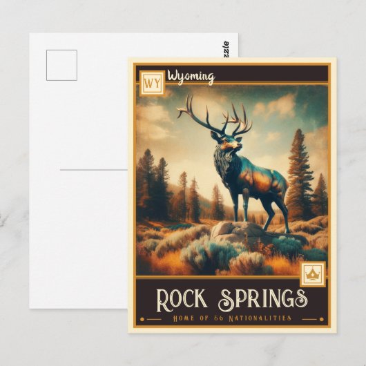 Rock Springs, Wyoming |  Briefkaart (Voorkant / Achterkant)