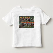 Rock Springs, Wyoming - Large Letter Scenes Kinder Shirts (Voorkant)