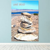 Rock Stacking Canvas Afdruk (Insitu (Houten vloer))