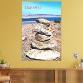 Rock Stacking Canvas Afdruk (Insitu (Woonkamer))