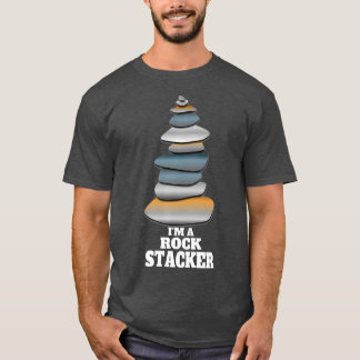 Rock Stacking Rock Stacker Cairn Wandelcadeau T-shirt