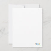 ROCK STAR 4x5 Roze Rocker Birthday Uitnodiging (Achterkant)