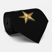 Rock + Star-Afbeelding Stropdas (Opgerold)