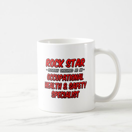 Rock Star .. Arbeidsveiligheid Specialist Koffiemok (Rechts)