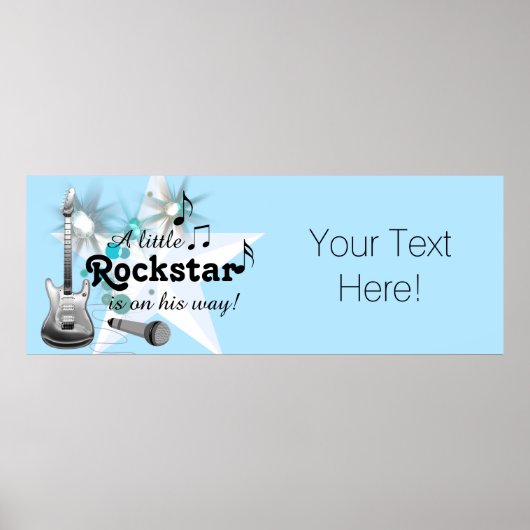 Rock Star Baby Borrel Poster (Voorkant)