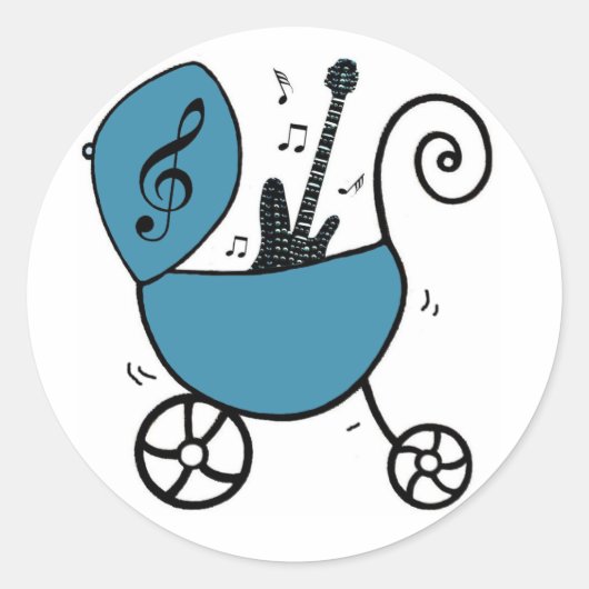 Rock Star Baby Boy Stickers (Voorkant)