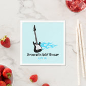 Rock Star Baby Custom Party Napkin Servet (Insitu)