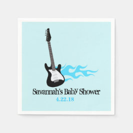 Rock Star Baby Custom Party Napkin Servet