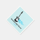 Rock Star Baby Custom Party Napkin Servet (Hoek)