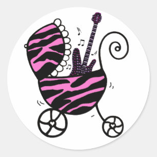 ROCK STAR Baby Girl Stickers