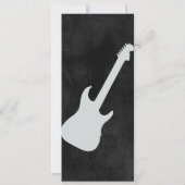 Rock Star Baby shower Kaart (Achterkant)