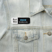 Rock Star Baby shower Name Tag (In situ)