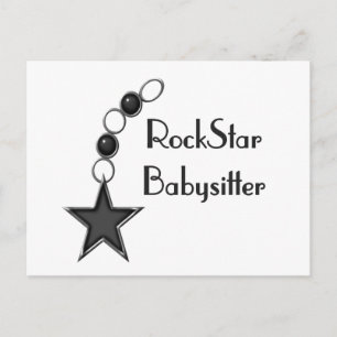Rock Star Babysitter Briefkaart
