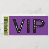 Rock Star Band Birthday Paarse Limoen Kaart (Achterkant)