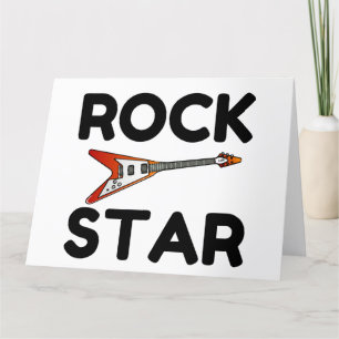 Rock Star Bedankkaart