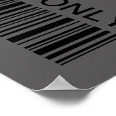 Rock Star Birthday Banner Poster (Hoek)