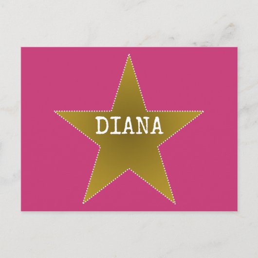 Rock Star Birthday Bedankt voor Briefkaart Pink Go (Voorkant)
