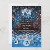ROCK STAR Birthday Musical Dance Party Invitation Kaart (Achterkant)