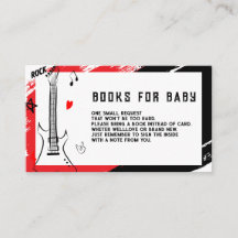 Rock Star Boeken voor Baby | Rood en zwart Baby sh
