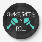 Rock Star Borden Papieren Bordje (Voorkant)