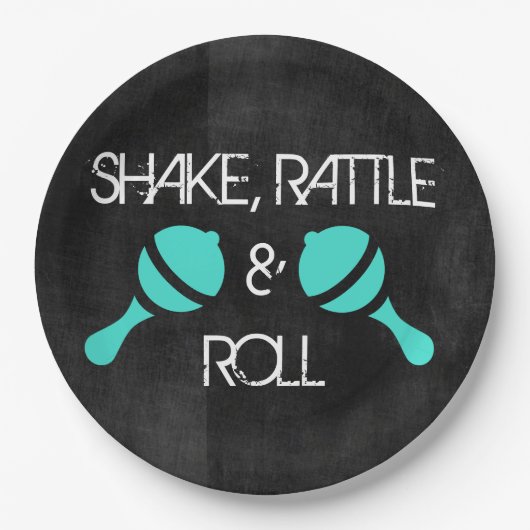 Rock Star Borden Papieren Bordje (Voorkant)