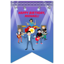 Rock Star Boy Band Verjaardagsfeest